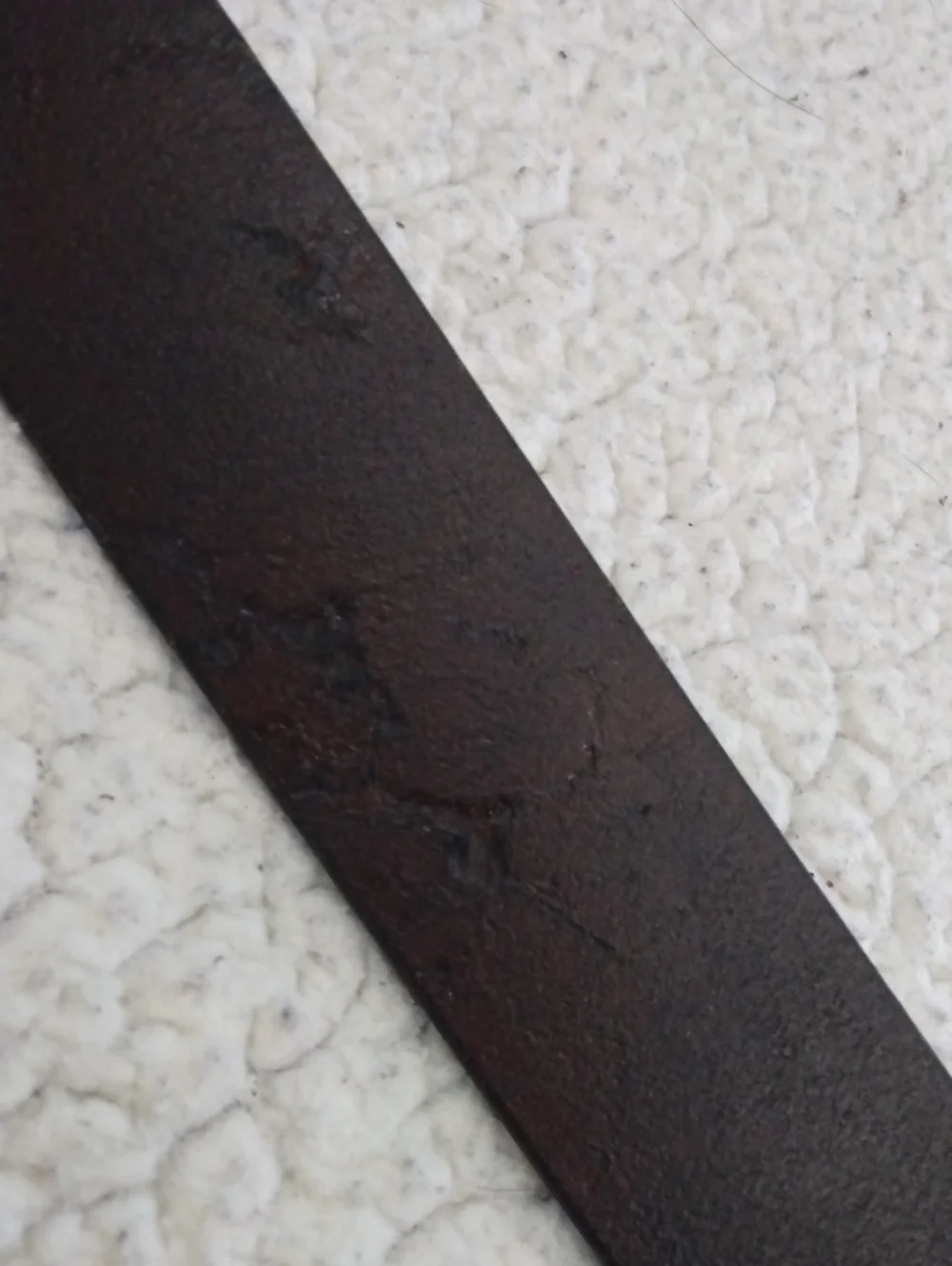 100% Genuine Leather XL Target Men's Belt (Dark Brown)  Made in the USA